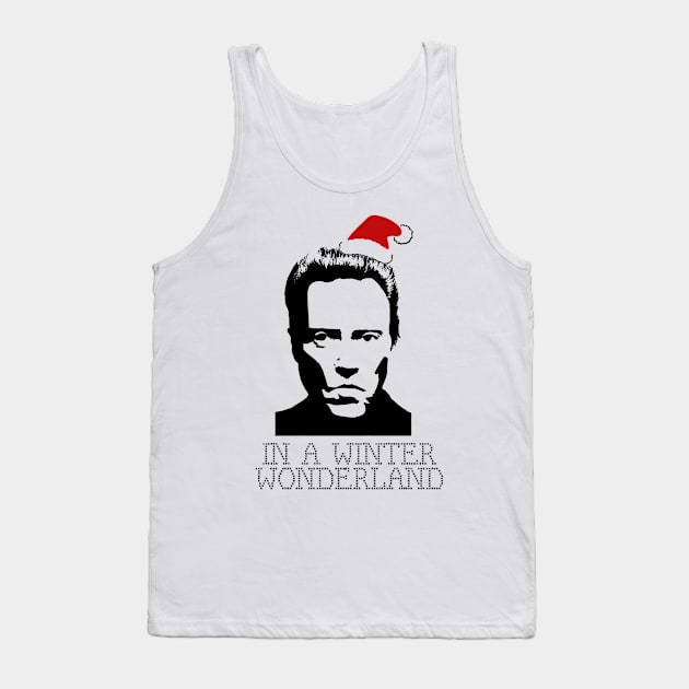 Walken In A Winter Wonderland Christmas Knit Tank Top by Angel arts